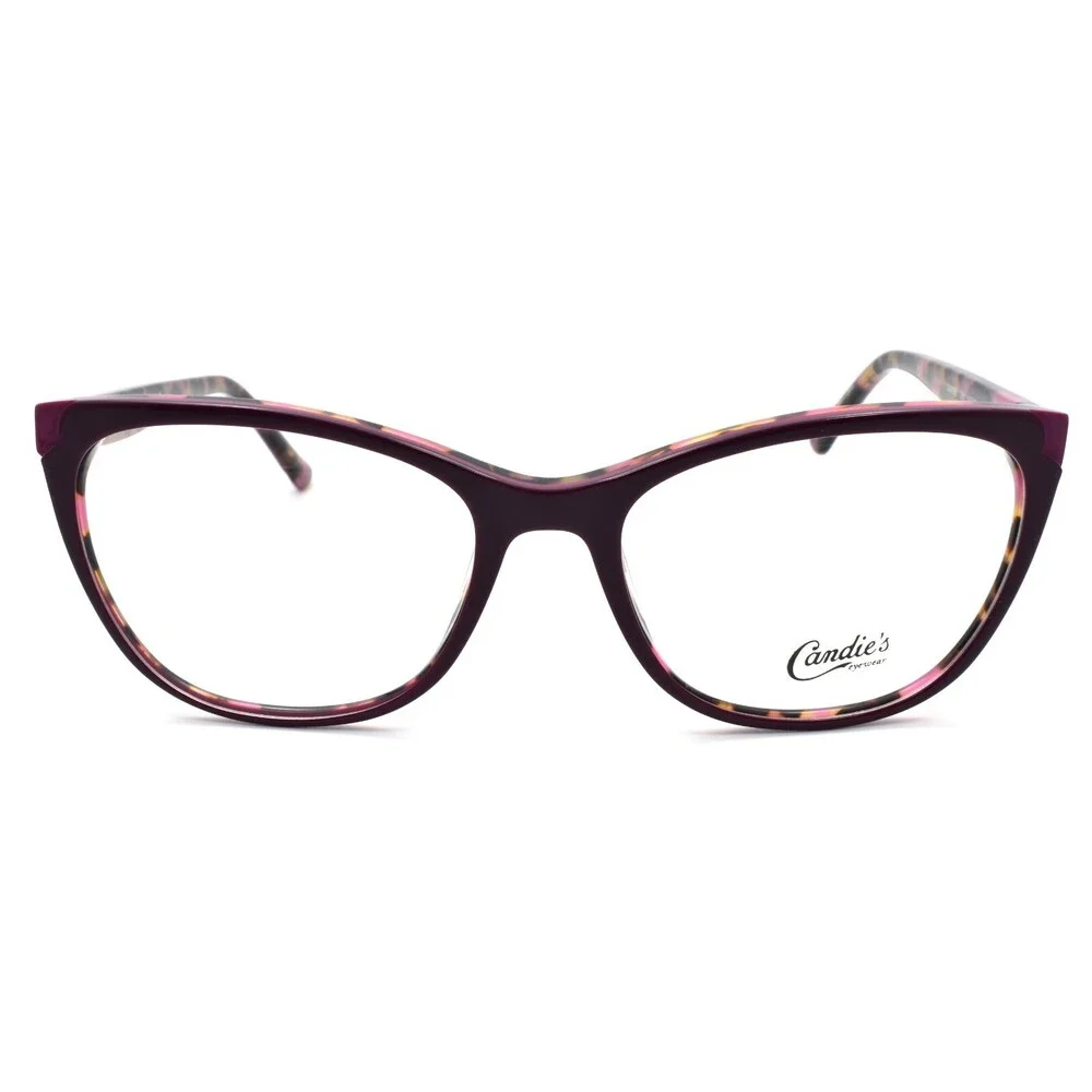 Candie's CA0188 081 Women's Eyeglasses Frames Cat Eye 53-17-140 Shiny Violet